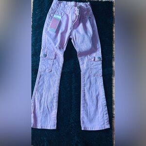 Lilac Cargo Pants